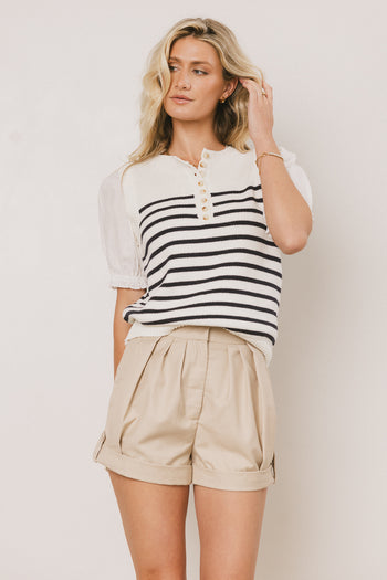 Pleated Shorts