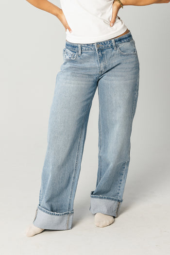 Marcia Cuffed Baggy Jeans