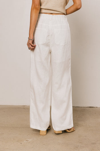 Tanya Linen Wide-Leg Pants - FINAL SALE