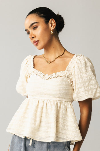 Wilder Blouse in Natural - FINAL SALE