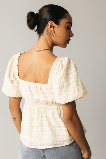 Wilder Blouse in Natural - FINAL SALE