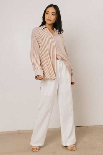 Tanya Linen Wide-Leg Pants - FINAL SALE