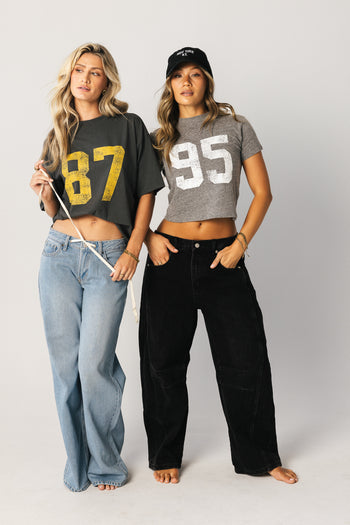 DARK GREY WOMENS TOPS