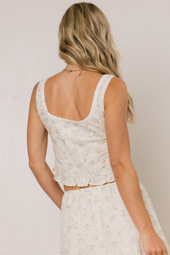 Eileen Floral Tank Top - FINAL SALE