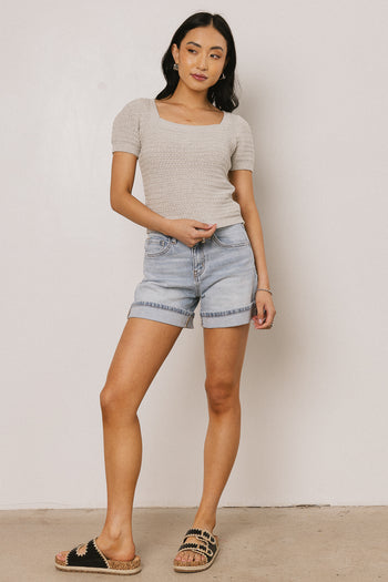 Lewis Knit Sweater in Grey - FINAL SALE