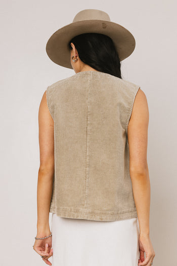 COURDUROY VEST