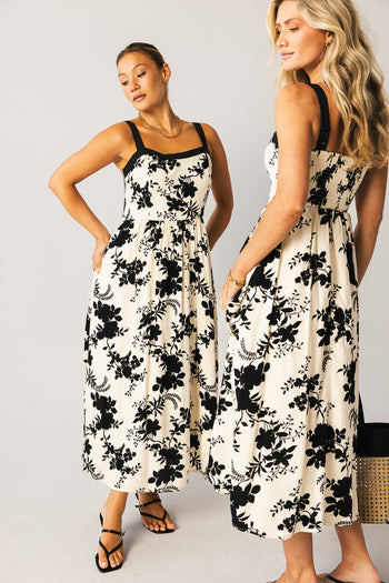 Zora Floral Midi Dress - FINAL SALE
