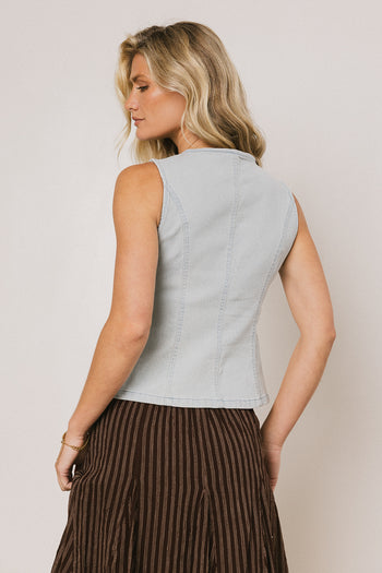 Aleena Denim Vest - FINAL SALE