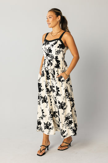Zora Floral Midi Dress - FINAL SALE
