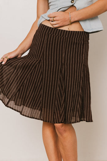 Nori Striped Mini Skirt - FINAL SALE