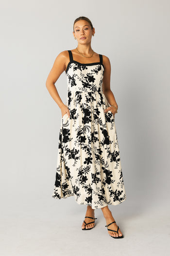 Zora Floral Midi Dress - FINAL SALE