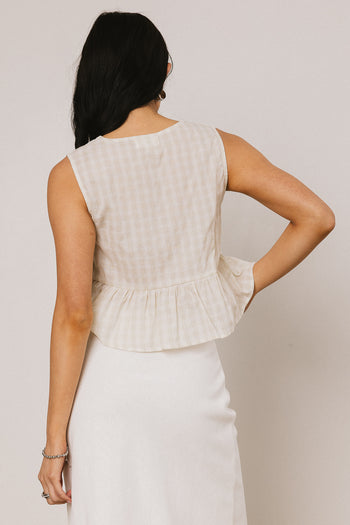 Aura Plaid Blouse - FINAL SALE