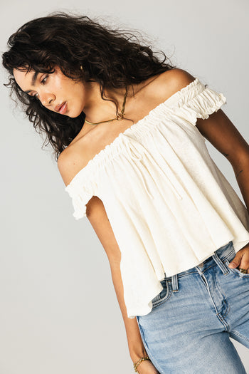 off the shoulder top