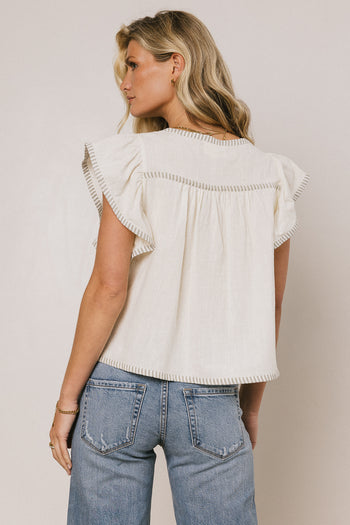 Flutter Sleeve Blouse