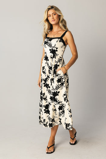 Zora Floral Midi Dress - FINAL SALE