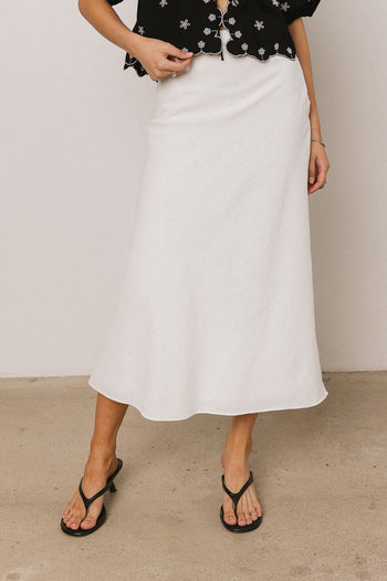 FLOWY LINEN SKIRT