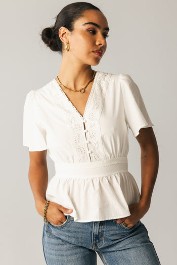  Blouse in Ivory