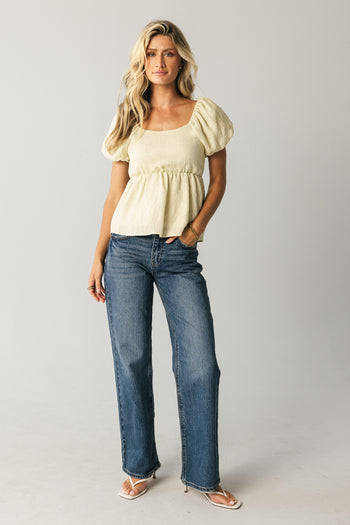 Marshall Straight Leg Jeans in Dark Wash