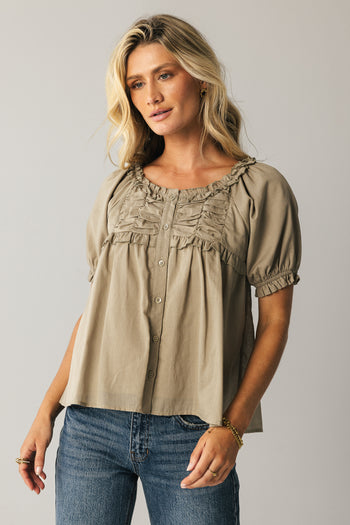 ROUND NECK BLOUSE