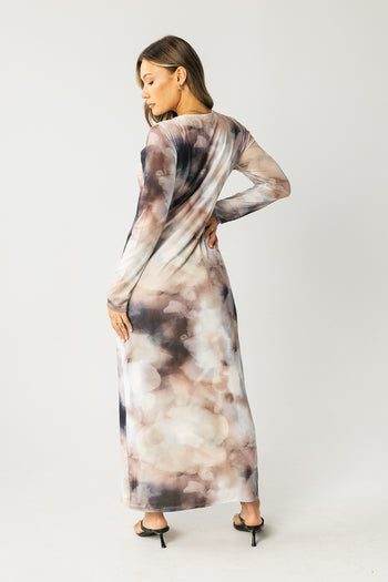 Jamie Watercolor Bodycon Dress - FINAL SALE