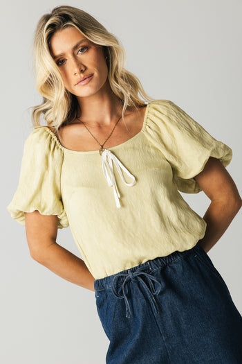 FULLY LINED GREEN BLOUSE