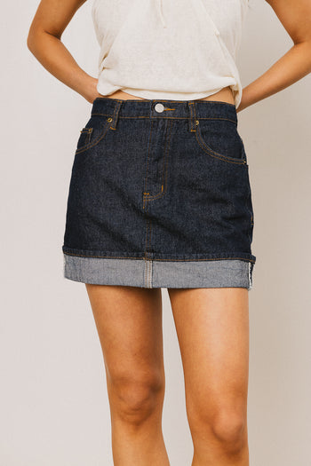 Chelsea Denim Mini Skirt - FINAL SALE