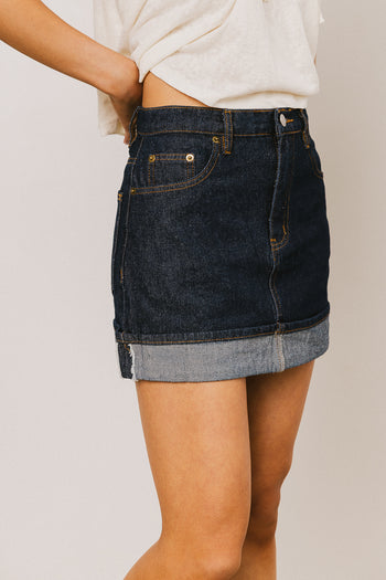 Chelsea Denim Mini Skirt - FINAL SALE