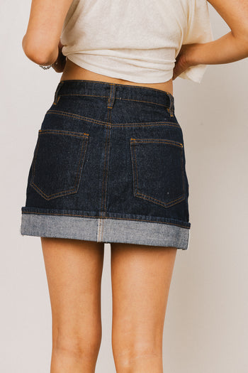 Chelsea Denim Mini Skirt - FINAL SALE