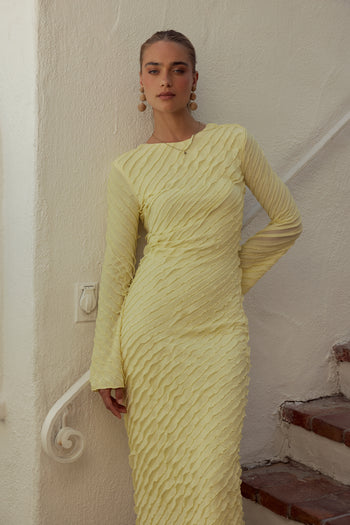 BUTTER YELLOW DRESS
