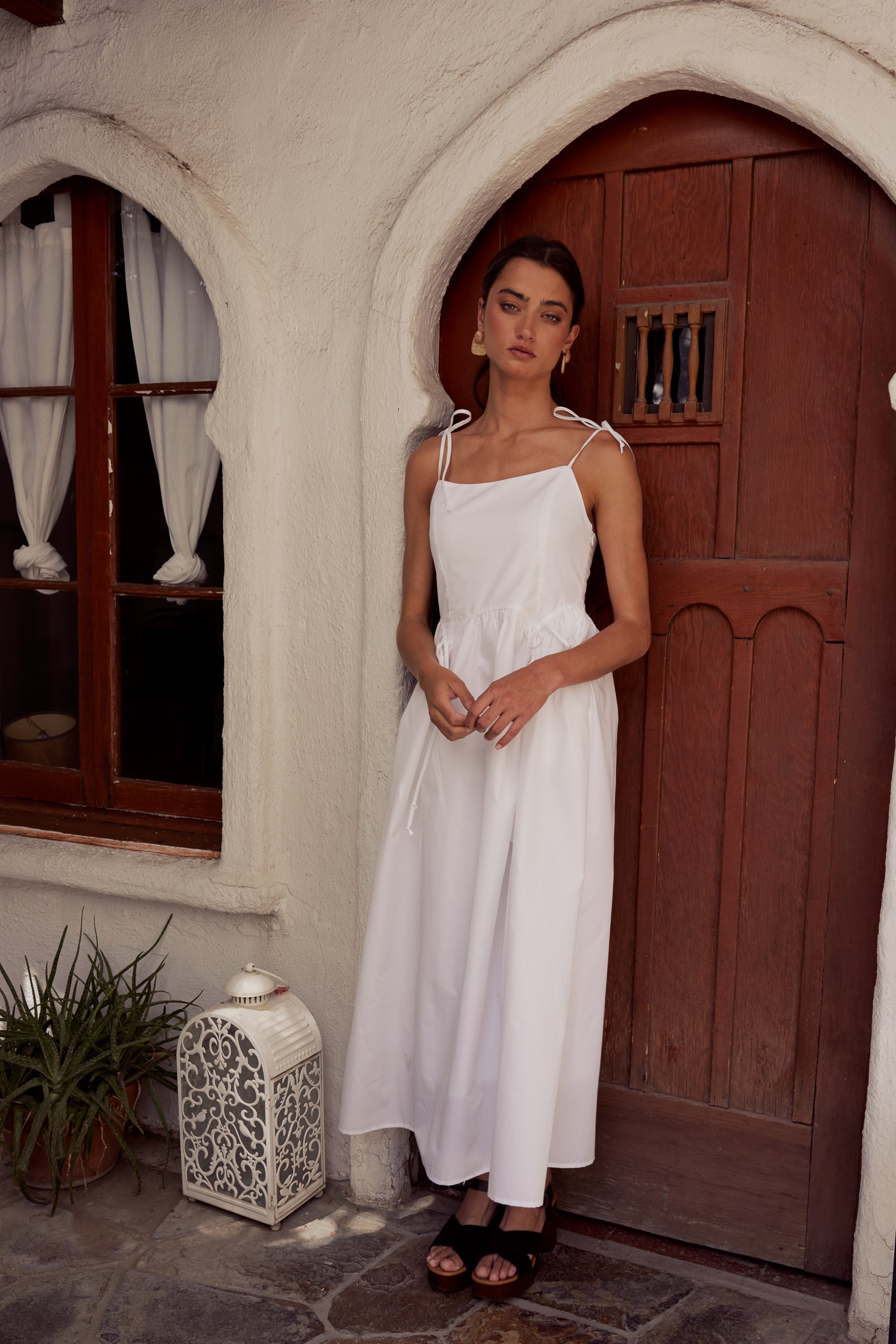 1860s dresses Misha Bow Maxi Dress