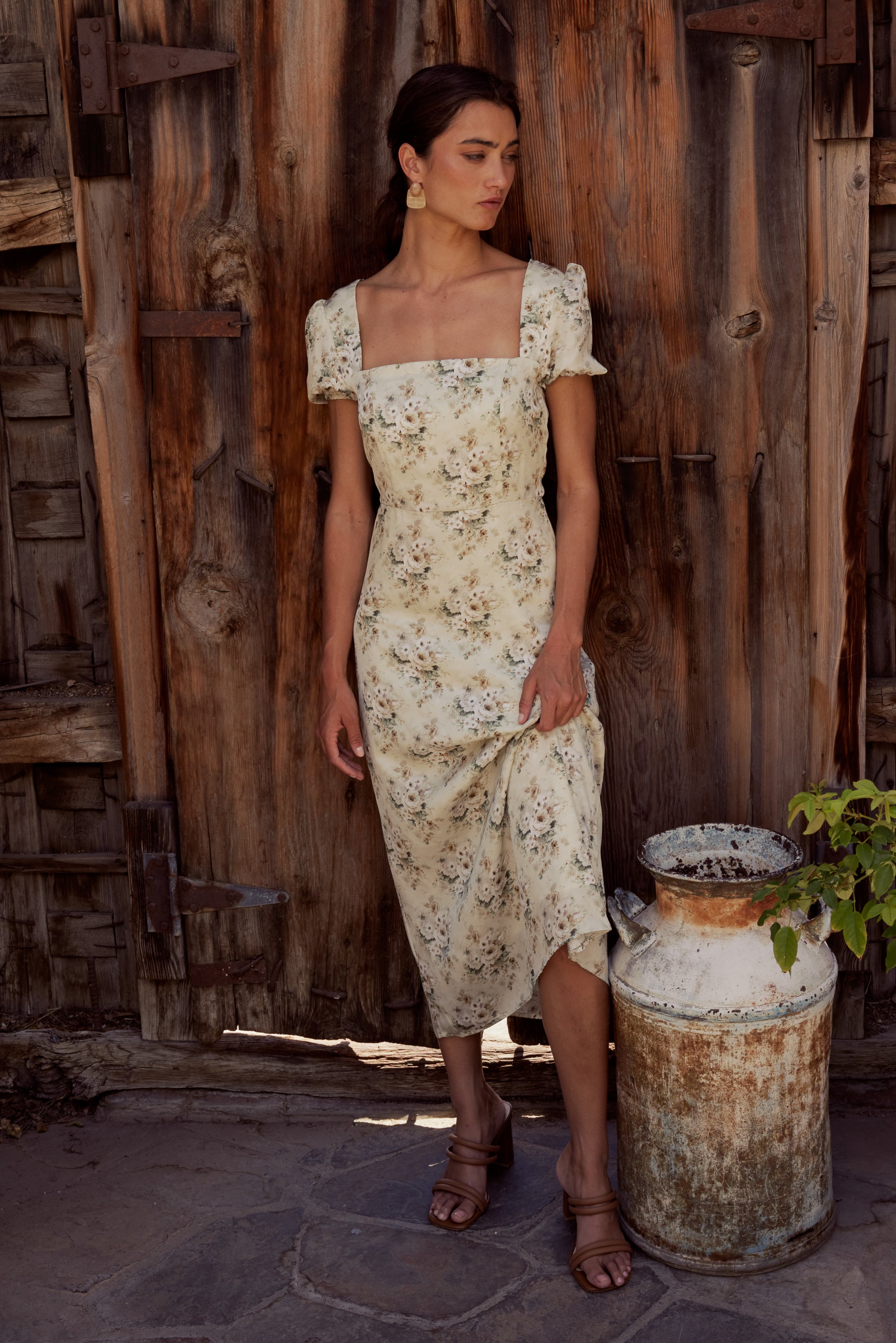 Ayden Floral Midi Dress - FINAL SALE Ayden Floral Midi Dress - FINAL SALE