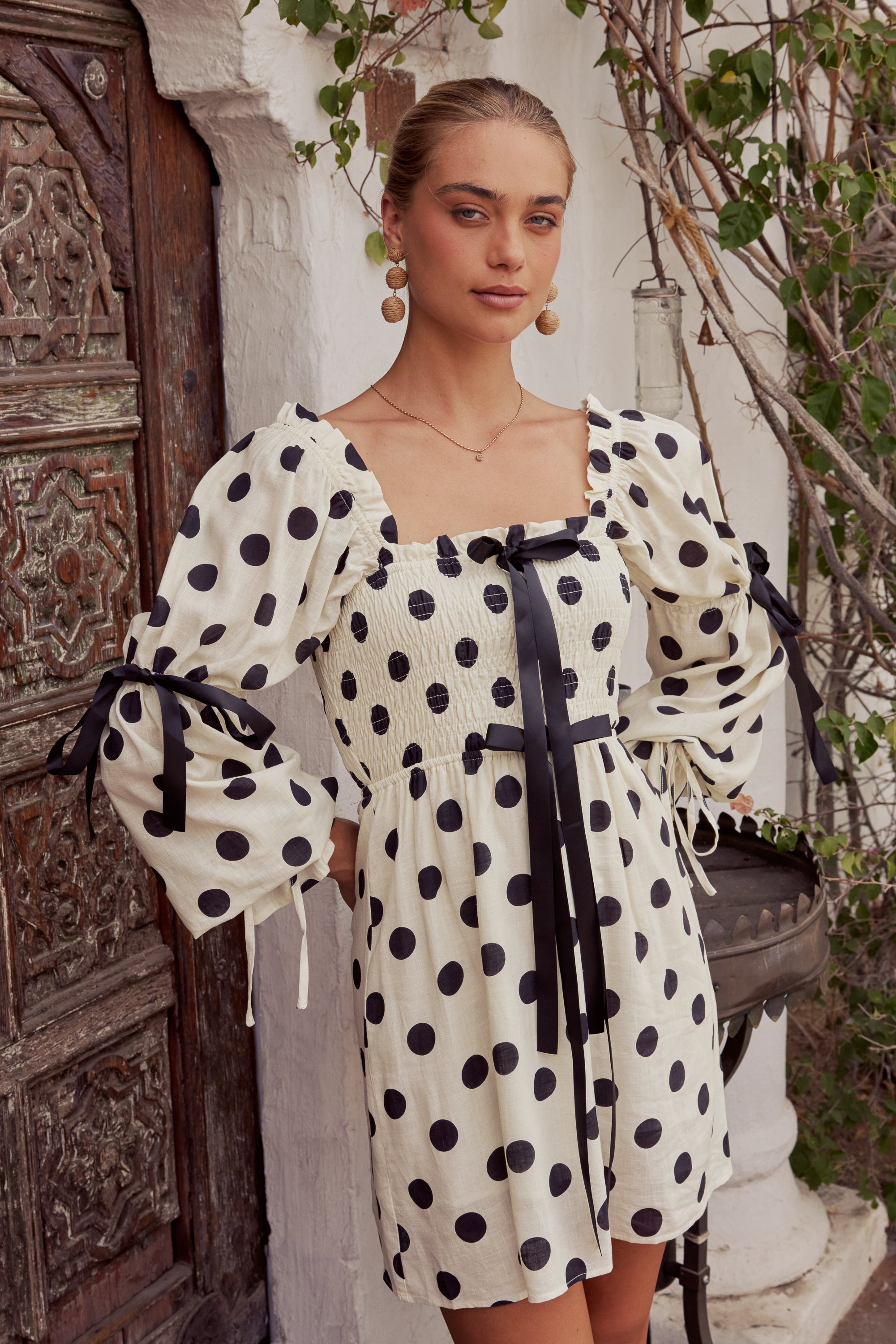 Frances Polka Dot Mini Dress - FINAL SALE Frances Polka Dot Mini Dress - FINAL SALE