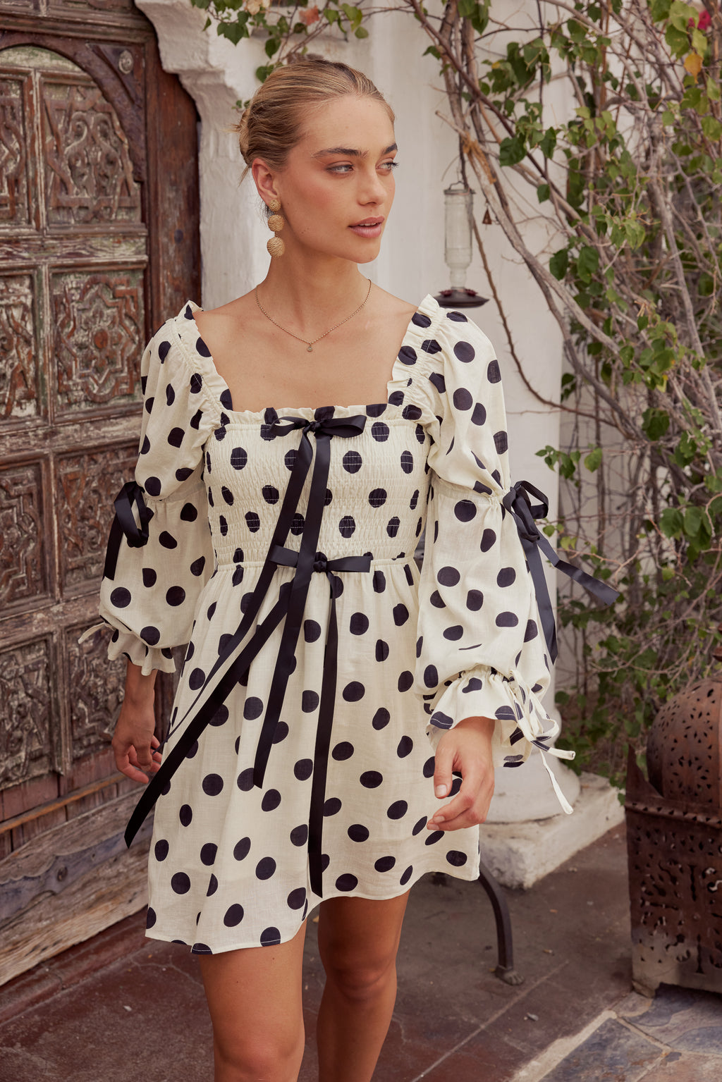 Frances Polka Dot Mini Dress - FINAL SALE Frances Polka Dot Mini Dress - FINAL SALE