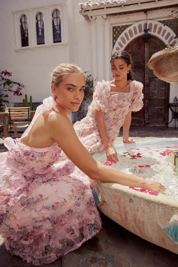 Brynn Ruffle Midi Dress - FINAL SALE