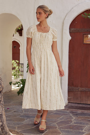 SHORT PUFF SLEEVE DRESS