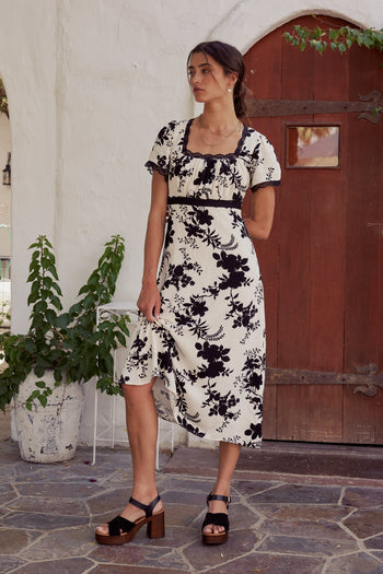 Arian Floral Midi Dress - FINAL SALE