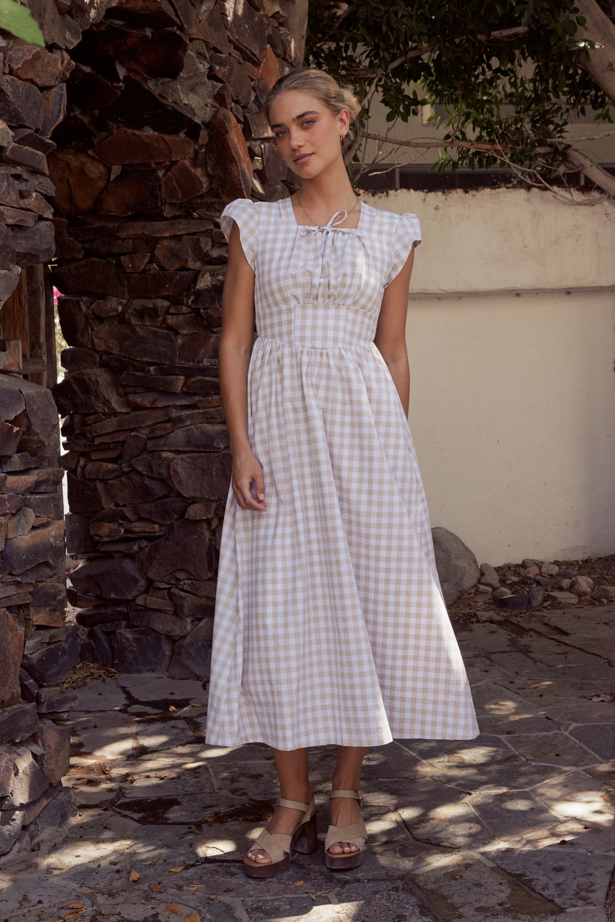 Amani Plaid Maxi Dress - FINAL SALE Amani Plaid Maxi Dress - FINAL SALE
