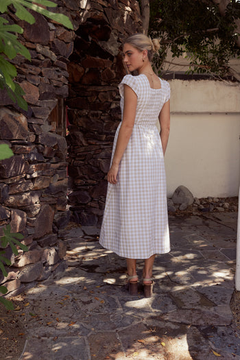 Amani Plaid Maxi Dress - FINAL SALE