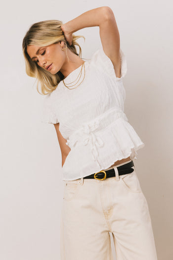 WHITE WOMENS BLOUSE