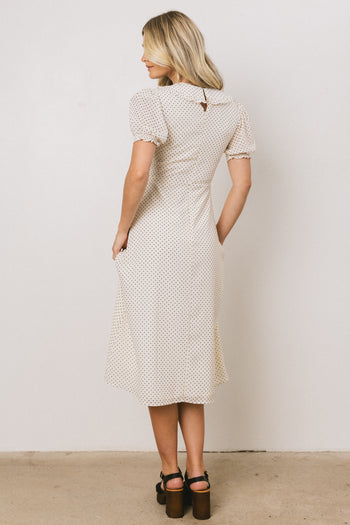 Chloe Polka Dot Midi Dress