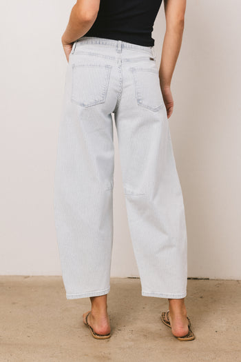 Cade Striped Barrel Jeans - FINAL SALE