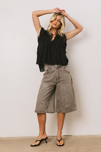 Leia Blouse in Black - FINAL SALE