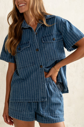 COLLARED SHORT SLEEVE