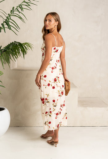 BACK ZIPPER CLOSURE DRESS