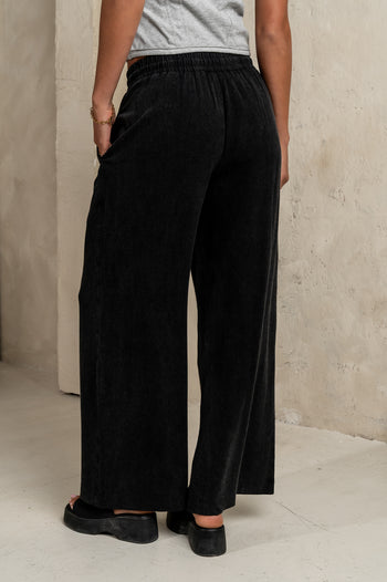 Nico Wide Leg Pants in Black - FINAL SALE