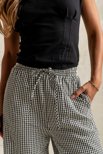 HAND POCKET LOOSE PANTS