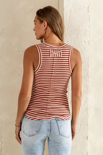 STRIPED PRINT TANK