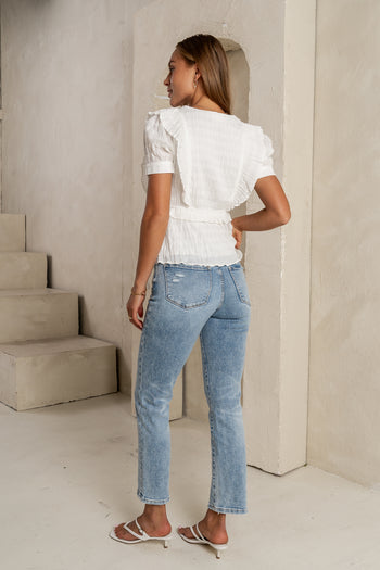 TIGHTER FIT STRAIGHT LEG JEANS