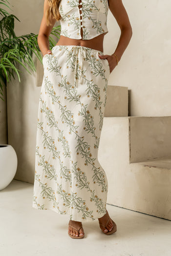 Hallie Floral Maxi Skirt - FINAL SALE