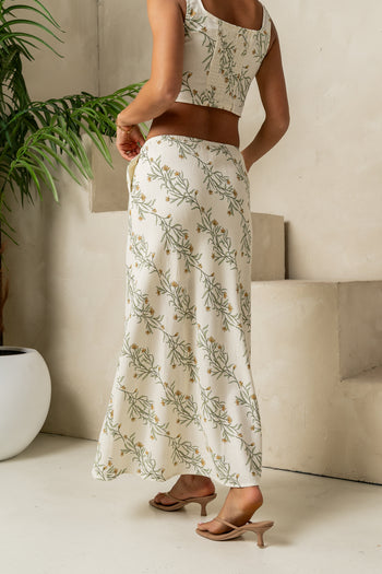 Hallie Floral Maxi Skirt - FINAL SALE